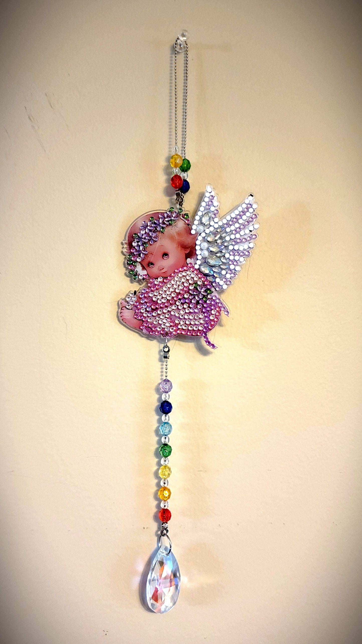 Angel Diamond Art Sun Catcher